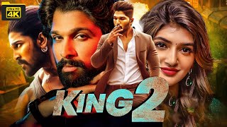 King 2 Allu Arjun amp Sreeleela 2024 Full Hindi Dubbed New Movie  Blockbuster South Action Movies [upl. by Nyvets]