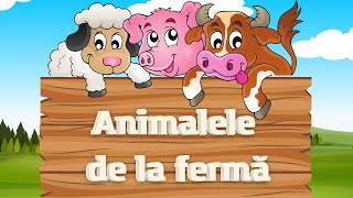 Animalele de la fermă🐄🐏🐐🐓🐶 animale domestice părțile corpuluihranăfoloasepuii animalelor [upl. by Idoj]