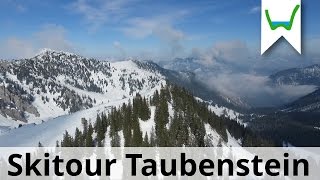 Skitour Taubenstein  Tour am Spitzingsee mit Bergwasser Rafting [upl. by Oirasan531]