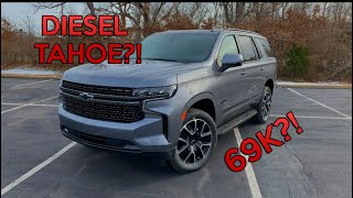 2022 Tahoe RST DIESEL OVERVIEW [upl. by Yonita680]