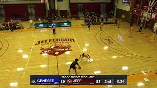 Mens Basketball Jefferson Cannoneers vs Genesee Cougars [upl. by Annovaj]