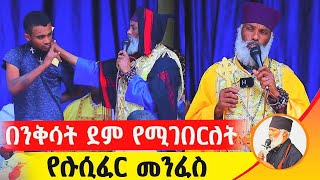 🛑 በንቅሳት ደም የሚገበርለት የሉሲፈር መንፈስ ድንቅ ተአምር 223  Komos Aba Samuel Tesema  Orthodox Donkeytube [upl. by Sitra]