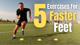 5 Exercises For Fast Feet  Improve Your Speed Agility and Quickness  SoccerFootball Training [upl. by Eul]