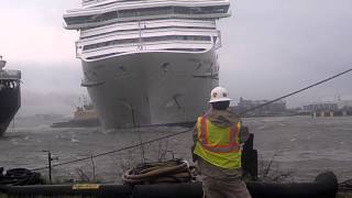 Carnival Triumph Cruise Ship Breaks Free [upl. by Elaweda]