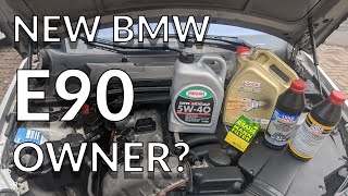 BMW E90 General Maintenance  What You Should Do After Buying A Used BMW E90 [upl. by Marvel]