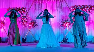 Sangeet dance performance  Navrai majhi sweety tera dramanachde ne saare  by singh sisters [upl. by Melda187]