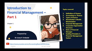 INTRODUCTION TO FINANCIAL MANAGEMENT PART 1  BUSINESS FINANCE [upl. by Grounds]