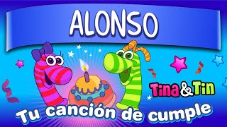 Tina y Tin cumple Alonso 🍰 Canciones Infantiles Personalizadas ⚽️ [upl. by Nert]