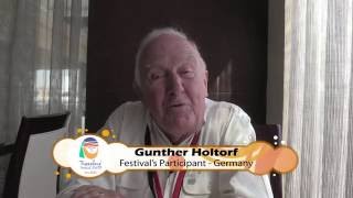 Gunther Holtorf interview in Dubai Travelers festival 2015 [upl. by Eneloc]