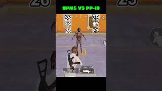 UMP5 VS PP19 shorts bgmi vs pubg [upl. by Yann]