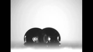 NonCoalescence of Water Droplets on OilInfused Surfaces [upl. by Blaire844]