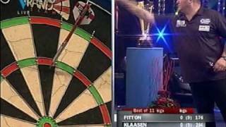 Darryl Fitton vs Jelle Klaasen Part 1  2007 International Dart League  Round 1 [upl. by Aneloj]