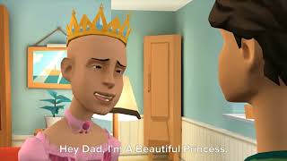 Classic Caillou Becomes A Beautiful PrincessGrounded [upl. by Kiah]