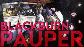 Black Burn with BARGAIN  PCT winning list  MTG PAUPER [upl. by Ecnarretal527]