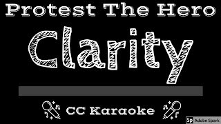 Protest The Hero • Clarity CC Karaoke Instrumental Lyrics [upl. by Jamieson908]