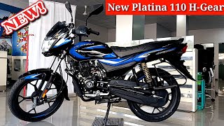 New Platina 110 blue colour Review🔥 platina 110 On Road Price  Platina gadi  platina bike [upl. by Nnorahs]