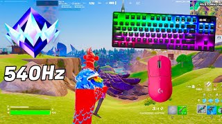 SteelSeries Apex Pro TKL ASMR 😴 Solo Gameplay 🏆 Satisfying Keyboard Fortnite 360 FPS 4K [upl. by Maximo]