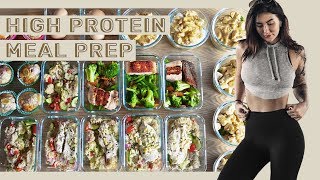 MEAL PREP WITH ME Fast amp Healthy High Protein Meals and Snacks [upl. by Notyalk]