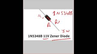 1n5348b zener diode ytshorts electroniccomponent [upl. by Schrick49]