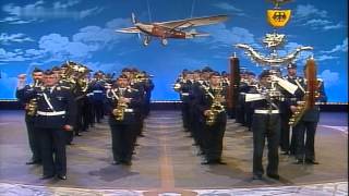 Luftwaffenmusikkorps 4  Fliegermarsch 1987 [upl. by Nolyar]