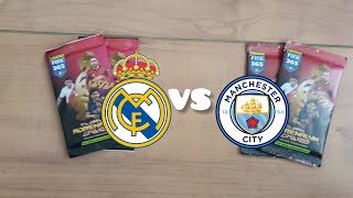 Panini FIFA 365 Adrenalyn XL 2024 Real VS City 4 packs opening [upl. by Zenobia422]