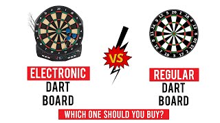 Electronic Dart Board vs Regular Dart Board [upl. by Rol222]