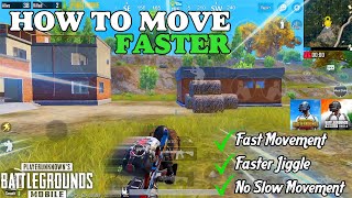 HOW TO MOVE FAST IN PUBG MOBILE  Sprint Sensitivity Feature [upl. by Abner]