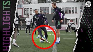 Nasty Nutmegs amp Great Finishes 🥜🥶  Best of FC Bayern Training in October [upl. by Anirt994]