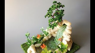 ABC TV  How To Make A Bonsai Tree And Waterfall Miniature  Craft Tutorial 3 [upl. by Rosenkrantz172]