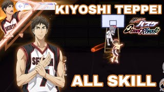 KIYOSHI TEPPEI All Skill  Kuroko no Basket Street Rivals 木吉鐵平 技能展示！  黑子的籃球SR [upl. by Arutak793]