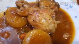 pollo en salsa con patatas de guarnición  Todo a la olla [upl. by Adams]