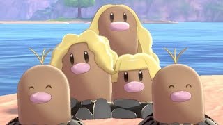 All 151 Alolan Diglett REWARD  Pokemon Shield Isle of Armor DLC [upl. by Yllier770]