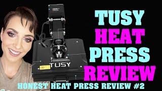 Honest Heat Press Review and Demo TUSY 15x15 from Amazon 3 Years Later [upl. by Yrolg]