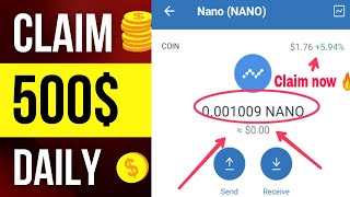 How to Claim free Nano  Unlimited Nano withdrawal [upl. by Francis]