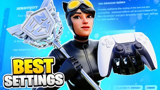 NEW BEST Controller SETTINGS  Sensitivity in Chapter 5 Fortnite Tutorial [upl. by Fein]