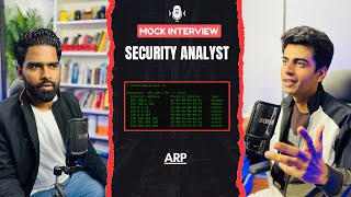 ARP  Security Analyst or SOC Analyst  Mock Interview [upl. by Noman]