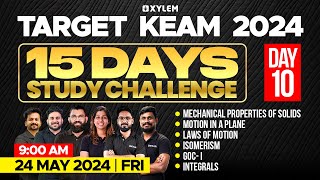 Target KEAM 2024  15 Days Study Challenge  Day 10  Xylem KEAM [upl. by Amisoc]