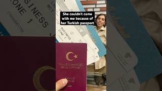 Turkish passport is ranked 50 USA is ranked 6 passportturkishtraveler [upl. by Narad]