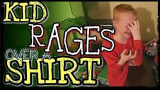 KID RAGES OVER A SHIRT DaddyOFive Re Upload [upl. by Oiuqise]