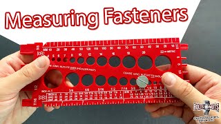 How to Measure Bolts Nuts and Screws Using a Thread Gauge Size Tool [upl. by Suiravat204]