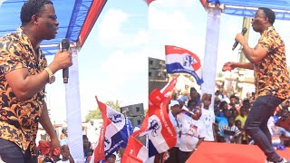 SDA church singer Kojo Ampong and Dr Mahamudu Bawumia champagne at Sekyre Adam Plains Drononso [upl. by Marijane]