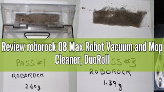 Review roborock Q8 Max Robot Vacuum and Mop Cleaner DuoRoller Brush 5500Pa Strong Suction Lidar N [upl. by Silrac]