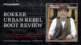 Rokker Urban Rebel boot review [upl. by Airamalegna]