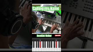 Calling my name youtubeshorts piano gospelmusic [upl. by Eednac]