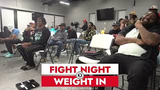 Fight Night Weight In Hosted By Whit The Don [upl. by Ylam]