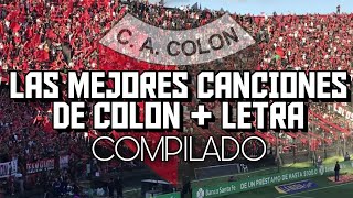 COMPILADO MEJORES CANCIONES DE COLÓN 🔴⚫⭐ [upl. by Aihsar]