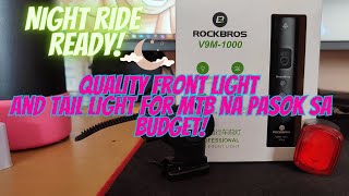 ROCKBROS V9M1000  Q2S SMART TAIL LIGHT  Unboxing and review [upl. by Soloma29]