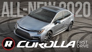 2020 Corolla First Drive Toyotas No1 sedan gets better in almost every way  Review [upl. by Anillek]