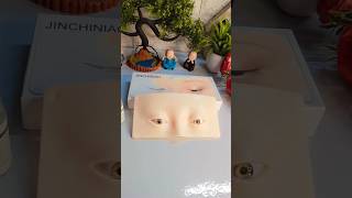 Eye Makeup Practice Dummy 😱 crafterjanki eyemakeup practice dummy youtubeshorts CrafterJanki [upl. by Enovi]