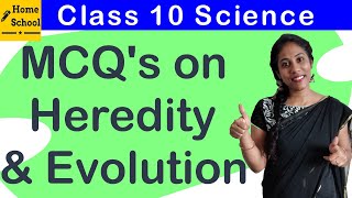 Heredity and Evolution Class 10 MCQs [upl. by Brittnee]